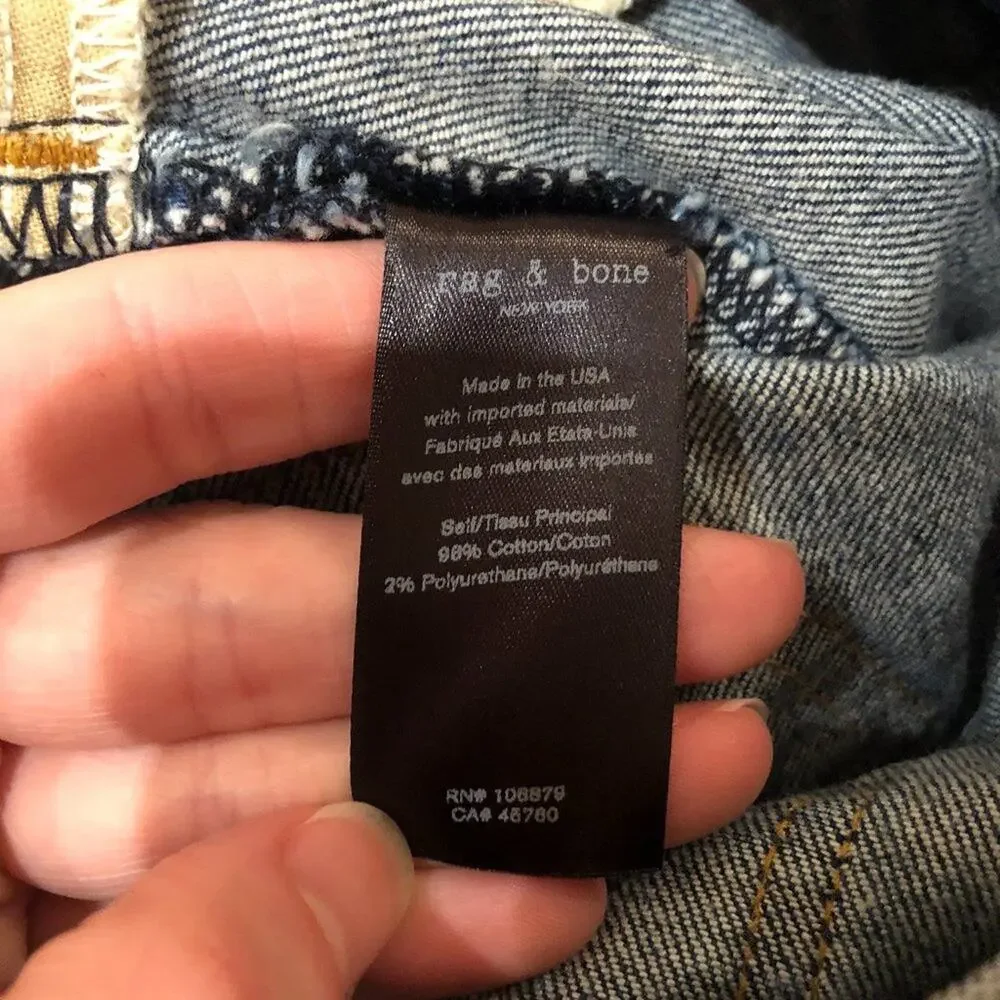 Rag & Bone Slim Jeans